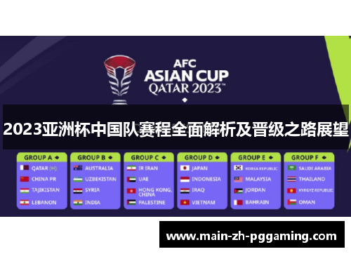 2023亚洲杯中国队赛程全面解析及晋级之路展望